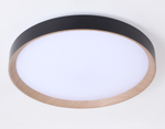 FZ1326 BK/LWD черный/светлое дерево IP20 60W 3000-6400K D490*80 (ПДУ ИК)