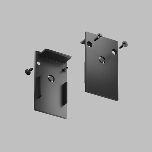 Купить TR2107-BK Торцевые заглушки для шинопровода SMART черные (комплект 2 шт)