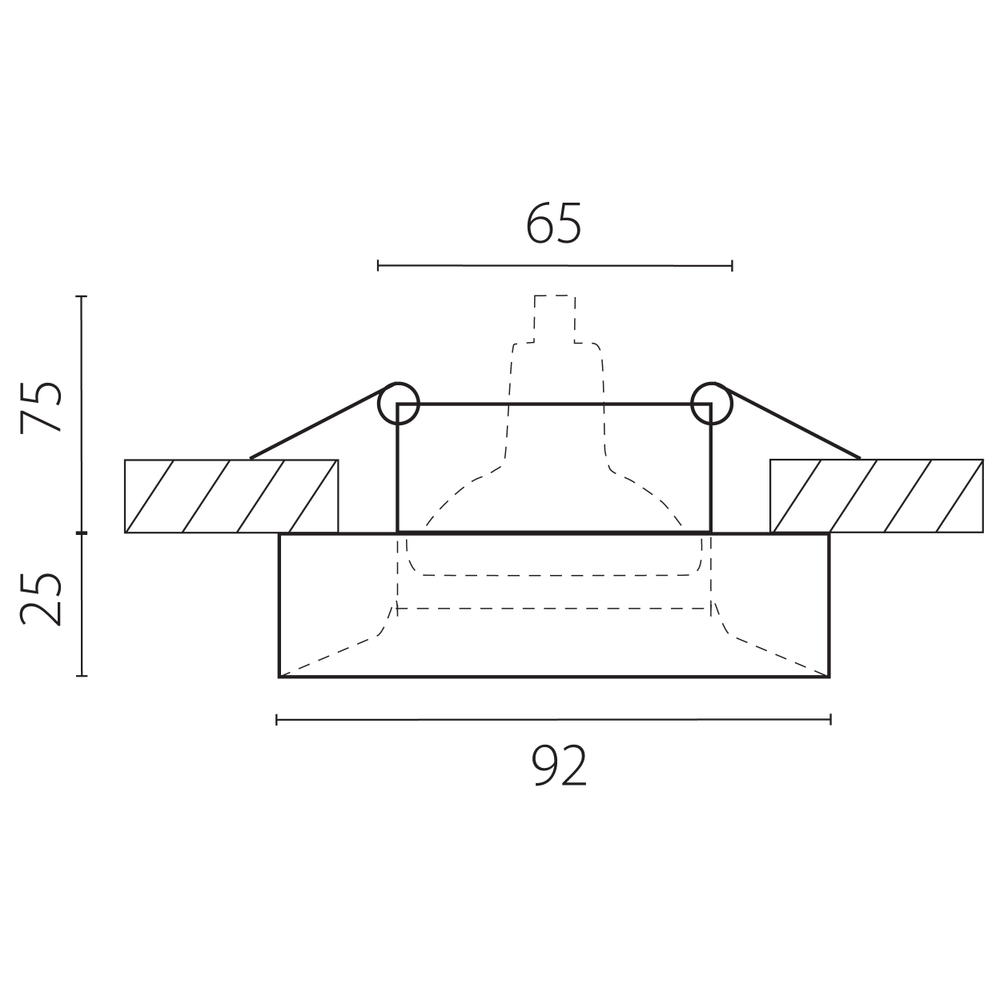L01002720 Светильник LEVIGO MR16/HP16 ЧЕРНЫЙ/БЕЛЫЙ МАТОВЫЙ (010027+510020)