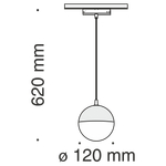 Трековый подвесной светильник Technical TR018-2-10W4K-B