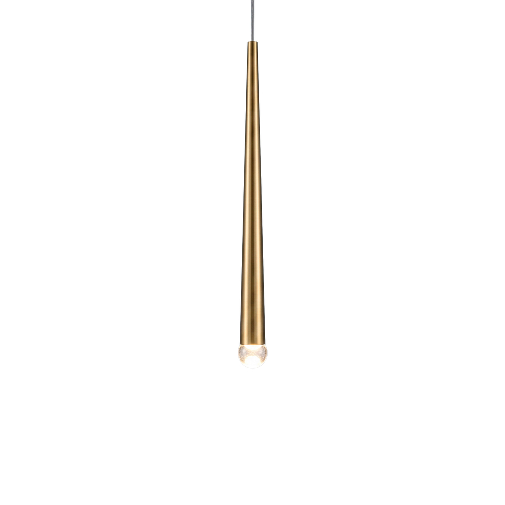 807003-2 Подвес PUNTO MINI с декоративной насадкой (шар) (807003+807000-2) LED 4W 282LM 24G ЛАТУНЬ 3CCT 3000/4000/6000K
