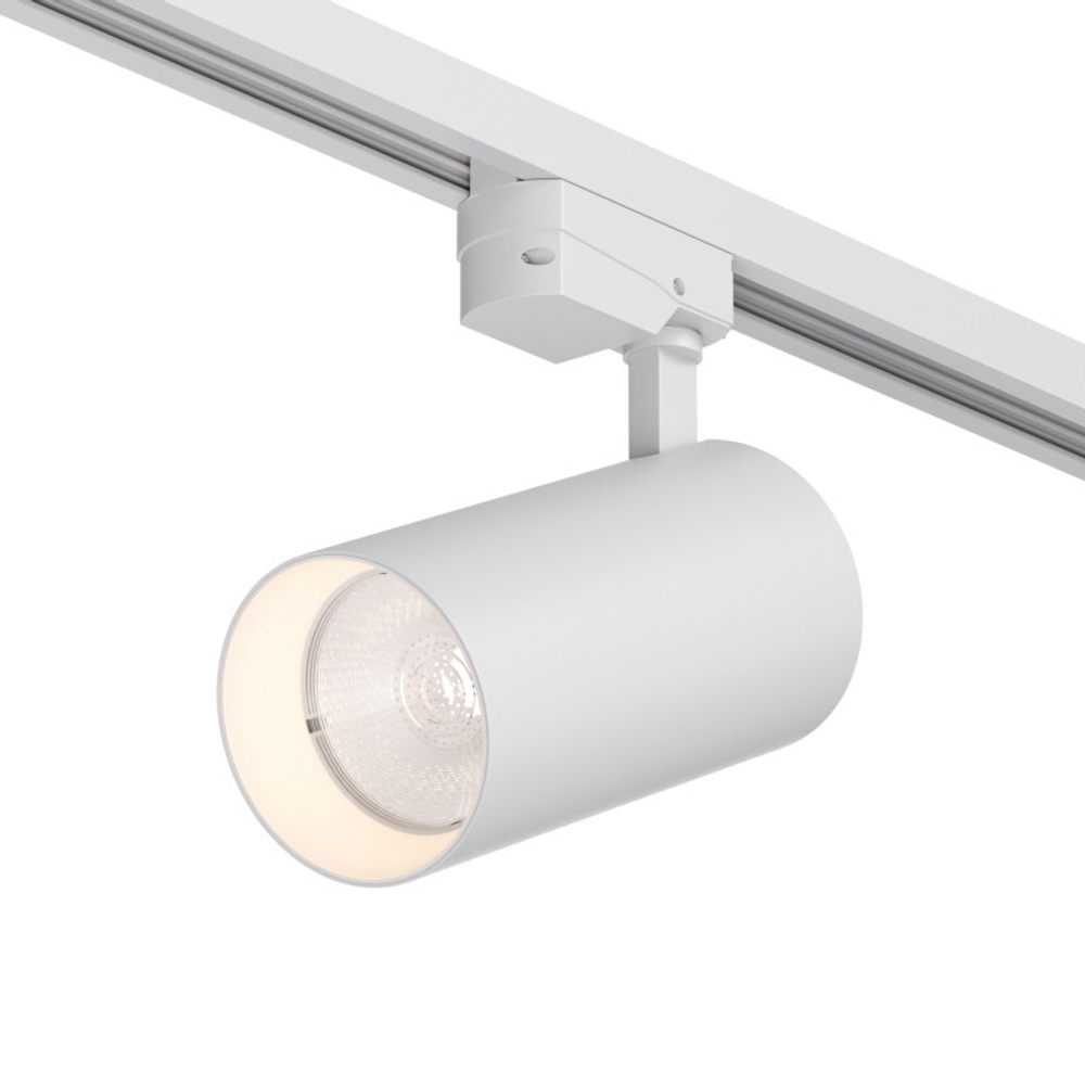 DK6455-WH Трековый светильник SOLID KOPER, 155мм, d80, 220V, LED 3000K, 30W, IP20, белый, алюминий