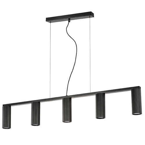 Купить 718057 Люстра ROMA 5х28W GU10 (led) ЧЕРНЫЙ