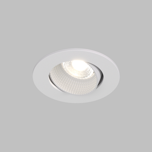 Купить DK3061-WH Встраиваемый светильник, IP 20, 10 Вт, GU5.3, LED, белый/белый, пластик