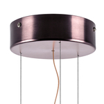 809210 Люстра CELESTA LED 24W 1200LM КОФЕЙНЫЙ/ПРОЗРАЧНЫЙ 3000K