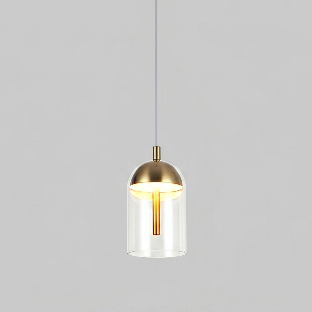 Подвесной светодиодный светильник со стеклянным плафоном 201056/1 LED