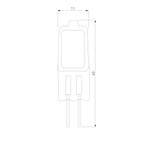 Галогенная лампа 20W G4 BХ104