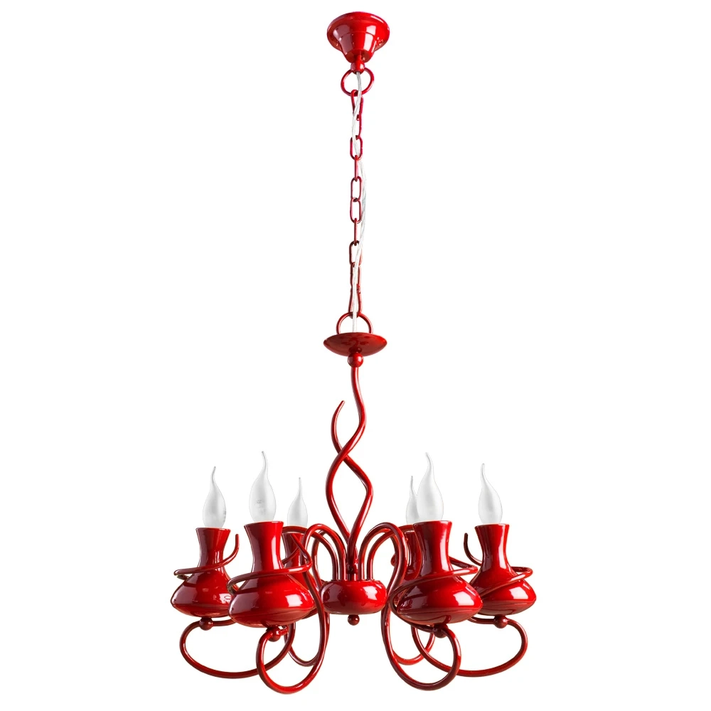 Подвесная люстра Arte Lamp VASO A6819LM-6RD