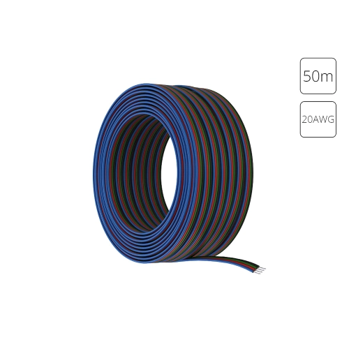 Купить Провод 4-жильный для светодиодной ленты RGB 50м, 20AWG Arte Lamp STRIP-ACCESSORIES A20-4W