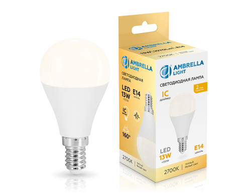 Купить 451313 LED P45 13W IC E14 2700K 175-265V