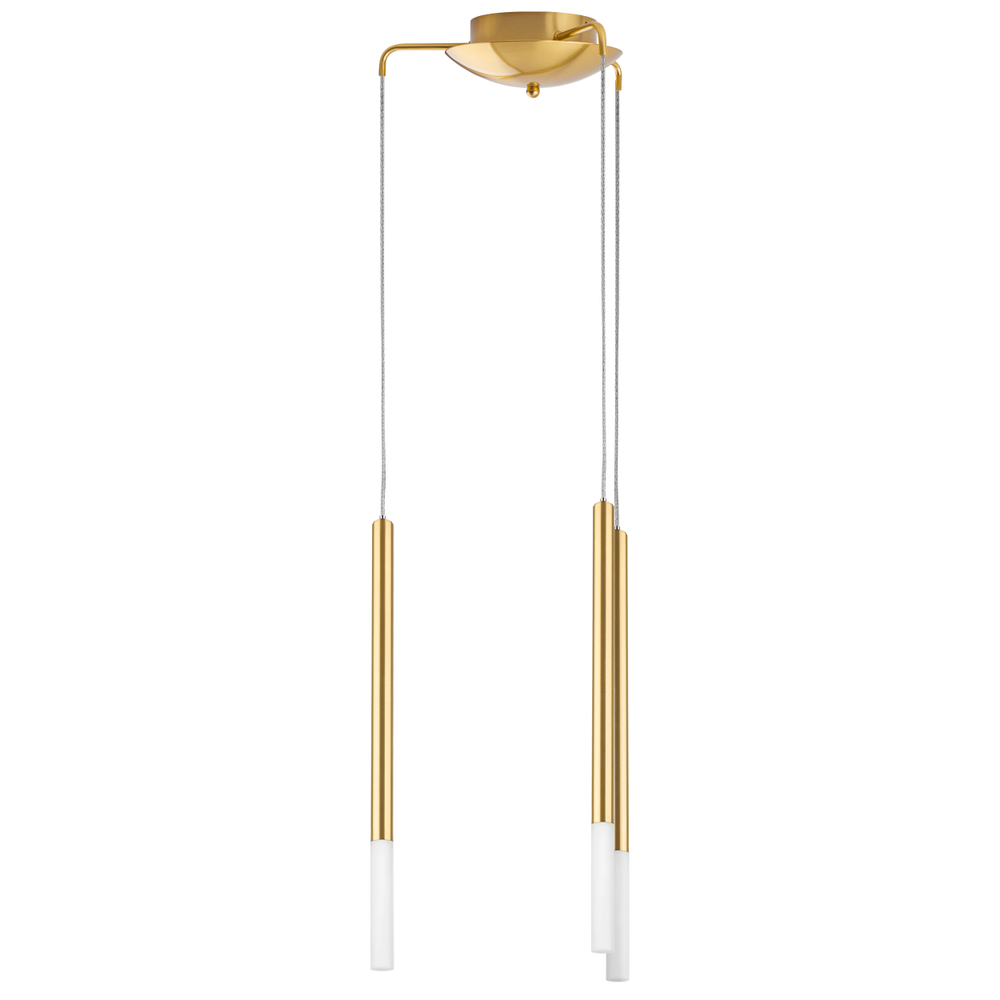 L3T747143 Люстра TUBO LED 15W 840LM 360G ЗОЛОТО 4000K (574713+747143 (3шт)