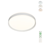 DK6511-WH Накладной светильник, LED, 50W, IP 20, 3000K - 6500K, белый, металл, полимер