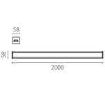 456807 Светильник TRITO LED 80W 8000LM 120G ЧЕРНЫЙ 3000/4000/6000K