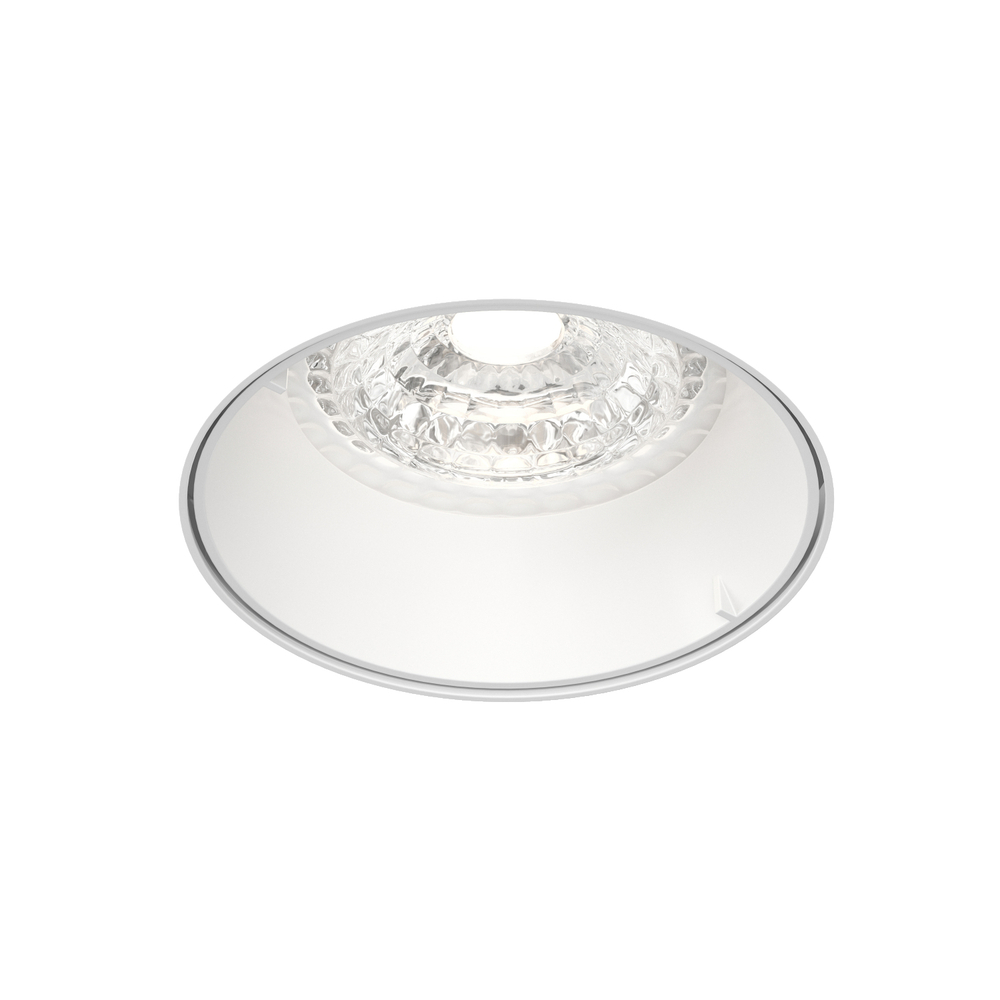 DK3055-WH Встраиваемый светильник, IP 20, 10 Вт, GU5.3, LED, белый, пластик