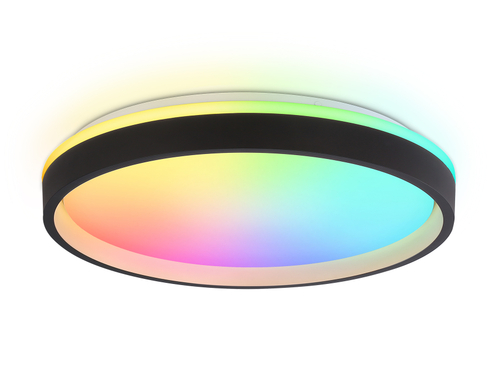 Купить FZ610 BK/GD черный/золото IP20 66W 3000K-6500K+RGB D490*85 (ПДУ ИК)