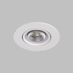 DK3020-WH Встраиваемый светильник, IP 20, 10 Вт, GU5.3, LED, белый, пластик