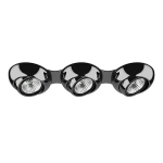 011837 Светильник OCULA 16х3 GU10 ЧЕРНЫЙ ХРОМ