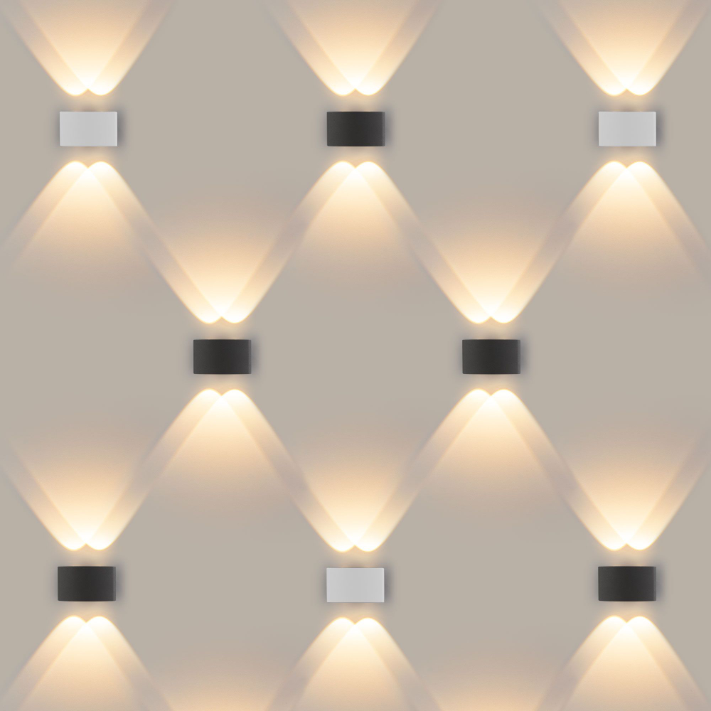 Пылевлагозащи<wbr>щенный светодиодный светильник Twinky Double серый IP54 1555 Techno LED серый