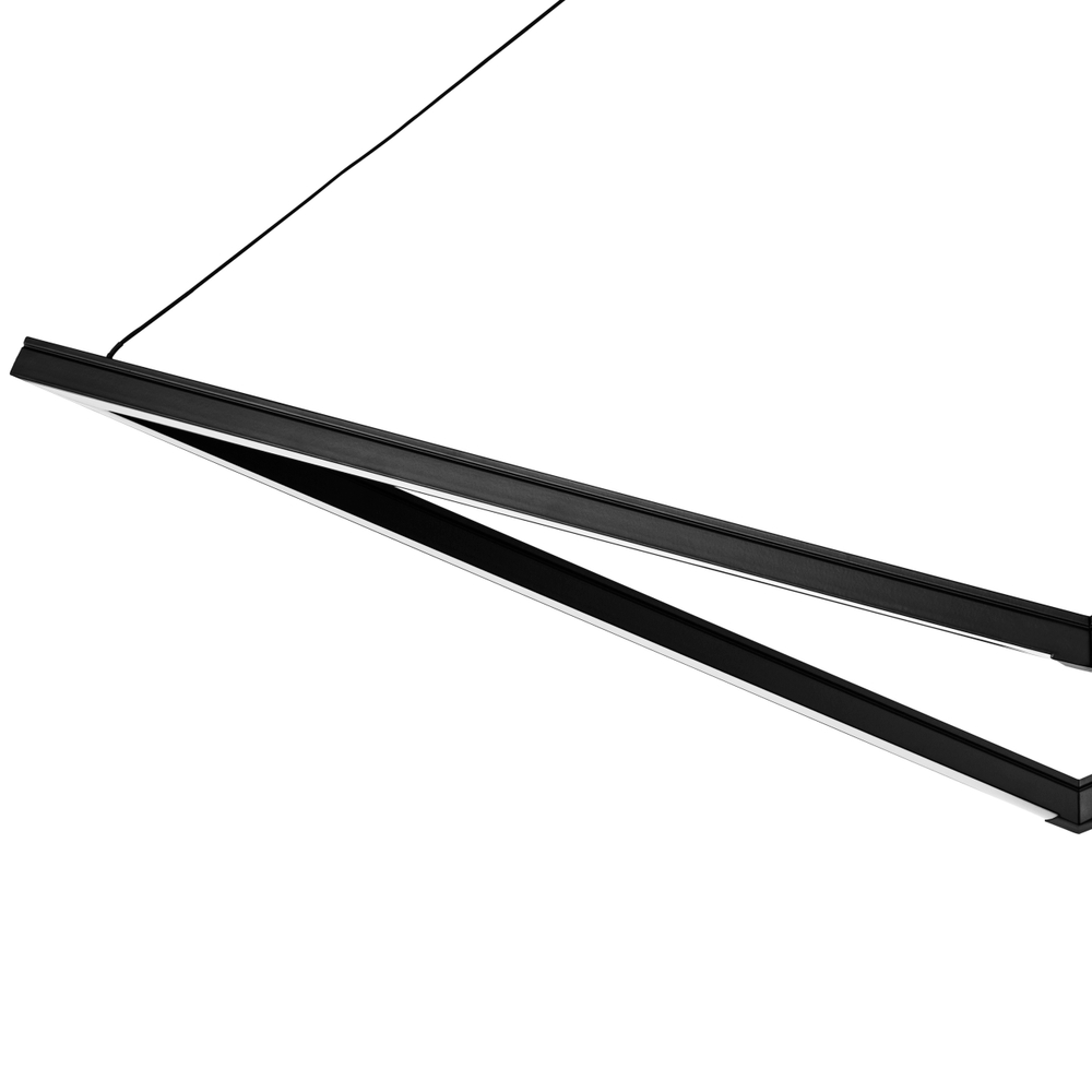 739297 Люстра PALLA 32W LED 1280LM ЧЕРНЫЙ 3000K