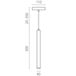 239337 Светильник подвесной 48V для трека UNO LED 7W 500LM 24G ЧЕРНЫЙ МАТОВЫЙ ANTIGLARE 3000K