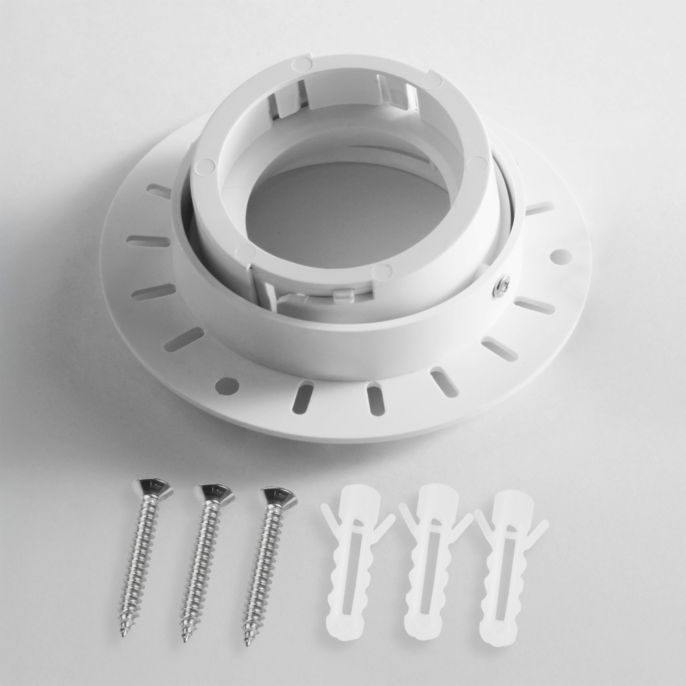 012006 Рамка (светильник) PVC д/LED-модулей 941хх и LED-ламп D50мм ANELLO ROUND БЕЛЫЙ