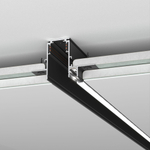 Slim Magnetic Шинопровод встраиваемый с местом под светодиодную ленту чёрный (2м) 85132/00 85132/00