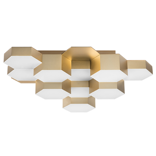 Купить 750123 Люстра потол FAVO LED-60W 2880LM ЗОЛОТО 4000K