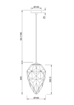 Подвесной светильник Maytoni P052PL-01BL