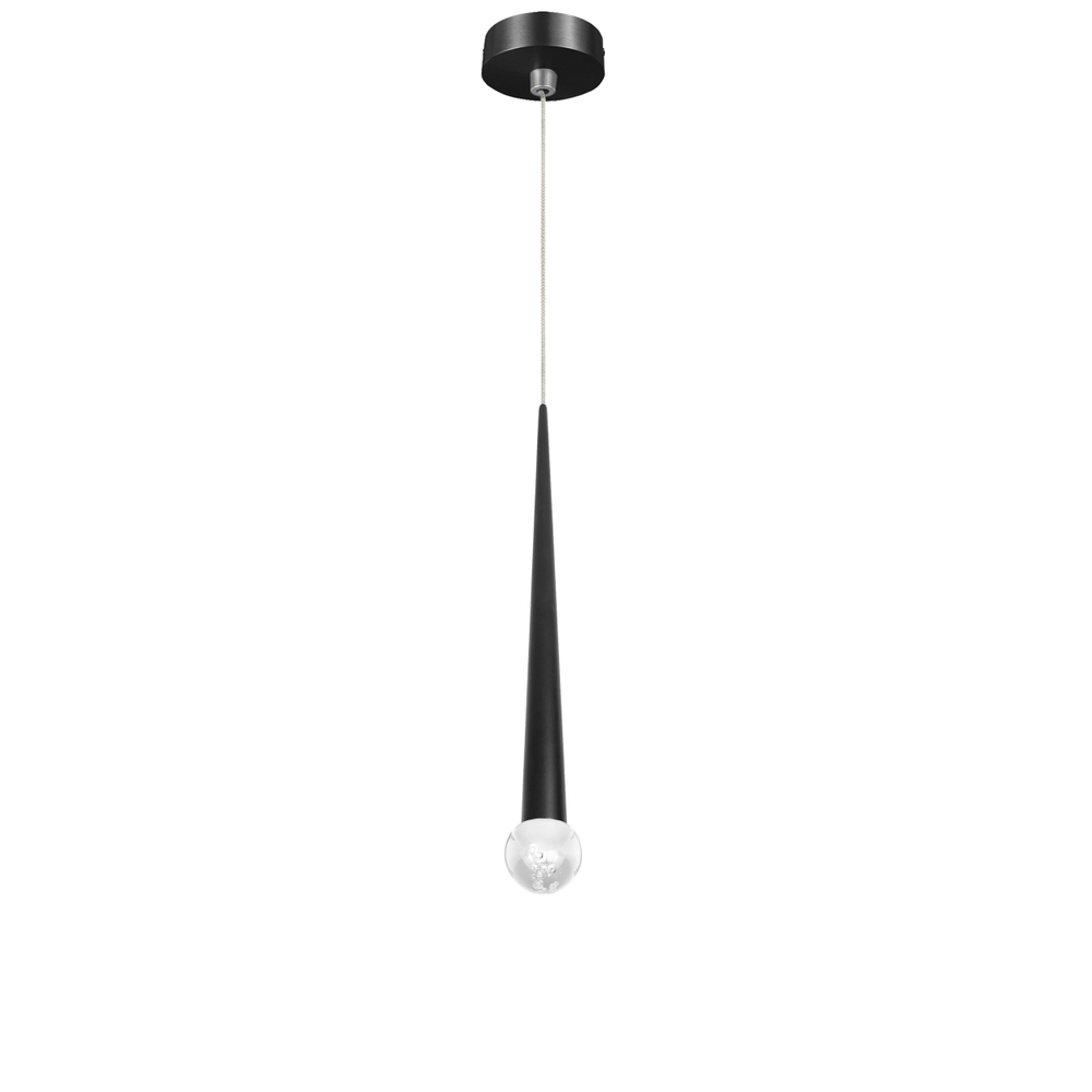 807007-2 Подвес PUNTO MINI с декоративной насадкой (шар) (807007+807000-2) LED 4W 282LM 24G ЧЕРНЫЙ 3CCT 3000/4000/6000K