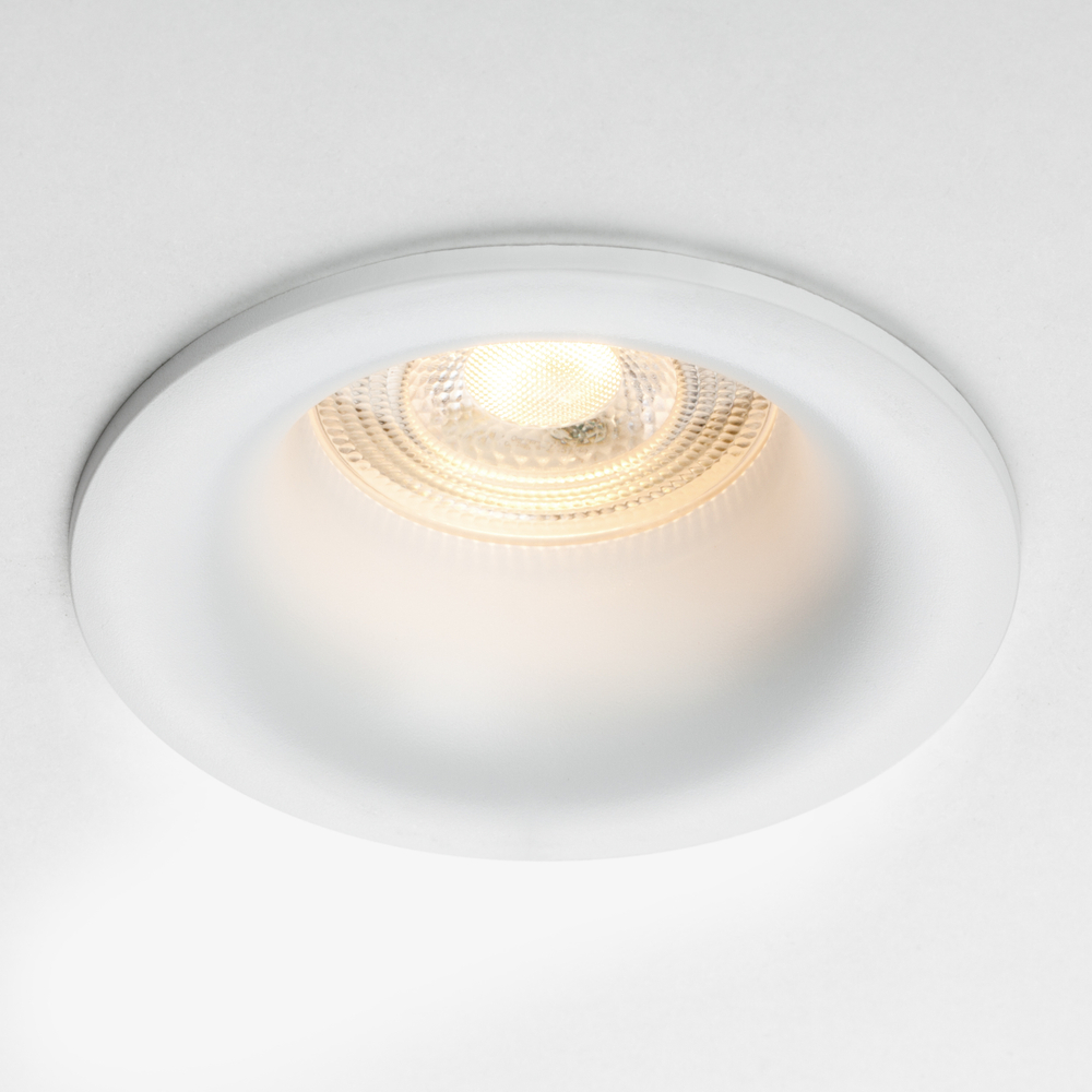 012126 Рамка (светильник) PVC д/LED-модулей 941хх и LED-ламп D50мм LEVIGO ROUND БЕЛЫЙ