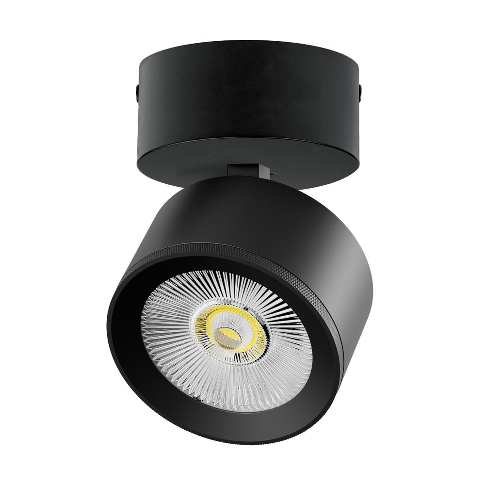 A5547SO Светильник ALTA PRO накладной LED 15W 1700LM 36G ЧЕРНЫЙ 4000K с накл. чашей (215547 + 215017 + 215010-15)