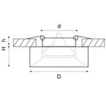 L01002121 Светильник LEVIGO MR16/HP16 БРОНЗА (010021+510021)