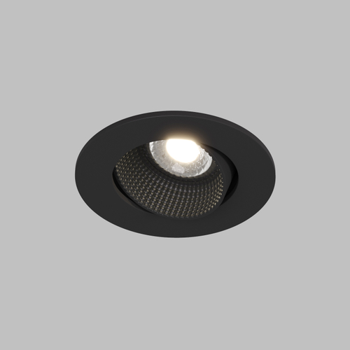 Купить DK3061-BK Встраиваемый светильник, IP 20, 10 Вт, GU5.3, LED, черный/черный, пластик