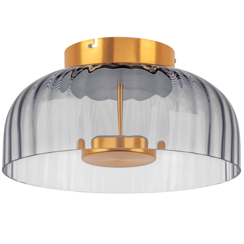 Купить 809061 Люстра CELESTA LED 1х12W 600LM ЗОЛОТО/ДЫМЧАТЫЙ 3000K