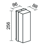 Уличный настенный светильник Outdoor O450WL-01GF