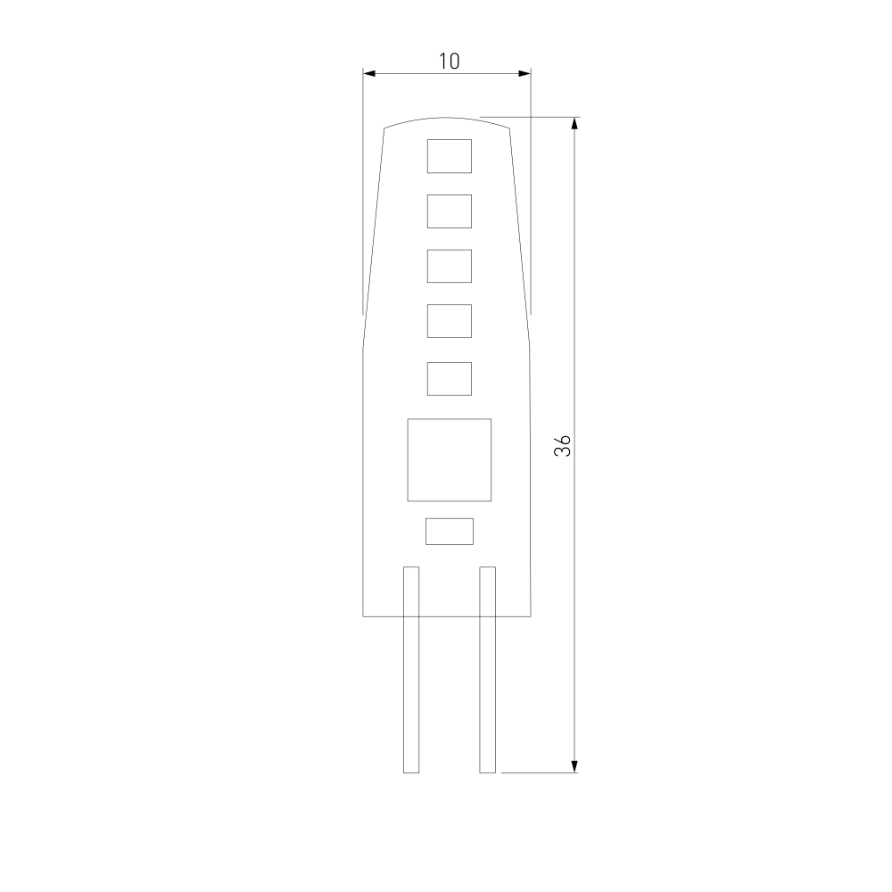 Светодиодная лампа JC 3W 360° 220V 4200K G4 BLG402
