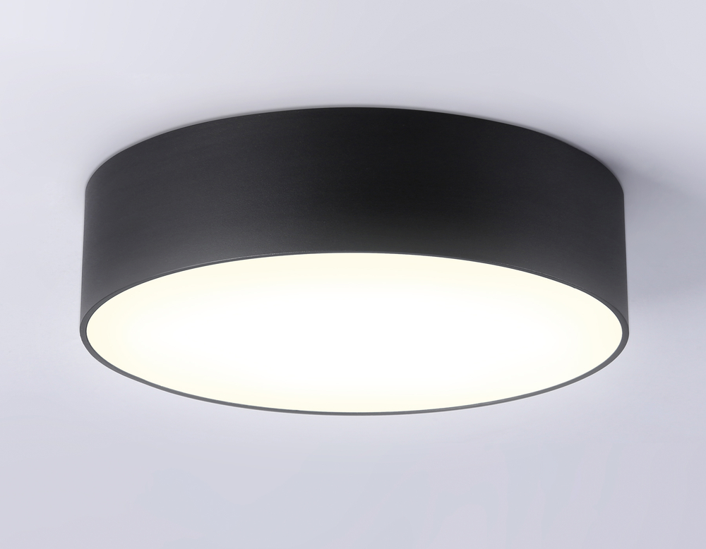 FV5517 BK черный LED 18W 3000K D160*58 (Без ПДУ)