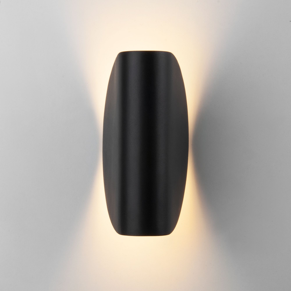 Настенный поворотный светодиодный светильник Taco чёрный IP54 1632 TECHNO LED