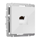 Розетка Ethernet RJ-45 cat. 6A экранированная (белый) W5120101
