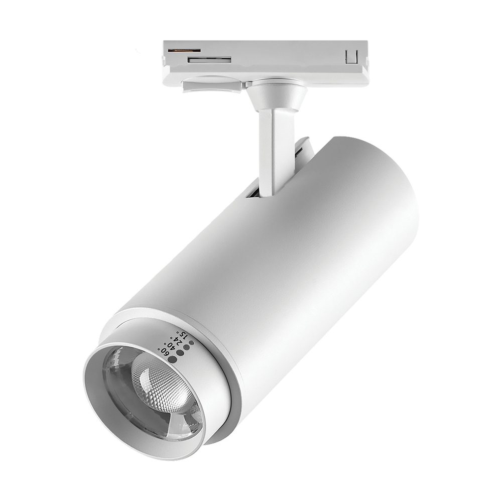218026 Светильник FUOCO P+CCT д/трек-системы Barra LED 10-15-22W 870/1305/1930LM 15-60G БЕЛЫЙ 3000-4000-6000K