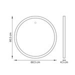 737637 Бра EMISFERO 50W LED 864LM ЧЕРНЫЙ 3000-6000K