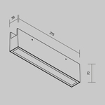Уличный трековый светильник Outdoor O-TR01-3-S-20WB3K