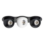 i637726272 Светильник INTERO LED 9W*3 850LM*3 24G ЧЕРНЫЙ/БЕЛЫЙ 3000K (217637+217072+217062+217072)