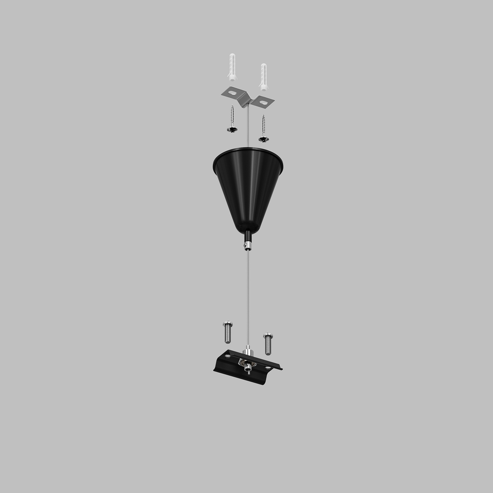 TR1105-BK Подвесная система для треков, 1,5 м, черный