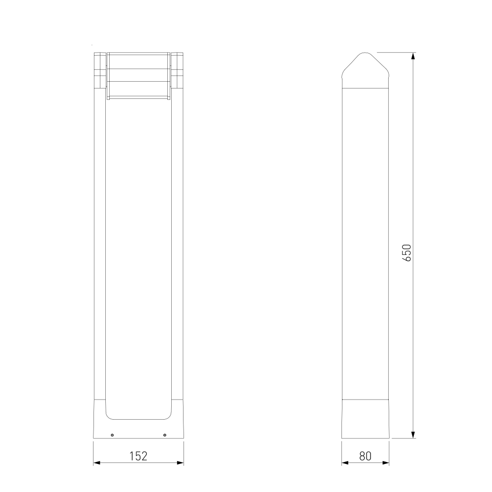 Уличный ландшафтный поворотный светильник DORS 35163/F