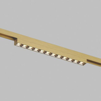 DK5971-SB Светильник трековый SHINE GRILL ZigBee, 48В, 10Вт, 2700-6000K, IP20, сатин. латунь, алюминий