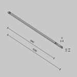 Трековый светильник Technical TR240-4-18WTW-DD2-B
