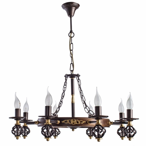 Купить Подвесная люстра Arte Lamp CARTWHEEL A4550LM-8CK