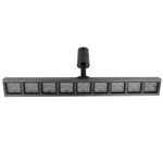 270147 Светильник 48V линейный DUE HERMES 18W 900LM 24G ЧЕРНЫЙ 4000K