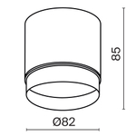 Потолочный светильник Technical C088CL-GX53-W